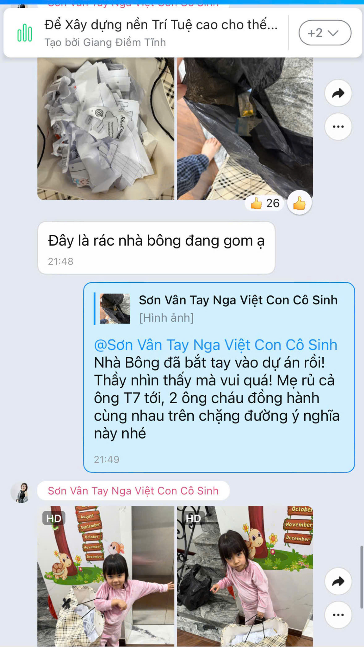 hoạt động trường xanh
